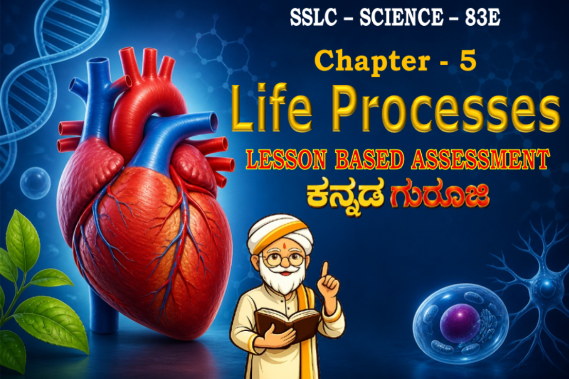 Karnataka SSLC Science Chapter 5 LBA | Life Processes | Notes & Study Guide